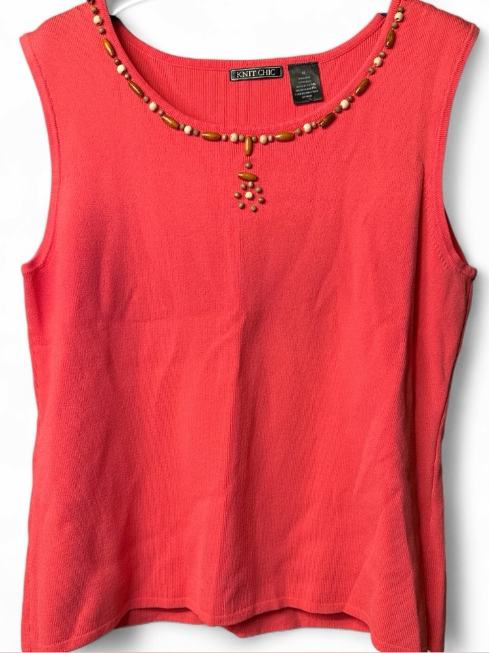 Beaded tank top